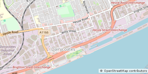 Map of Hull, East Yorkshire