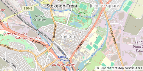 Map of Stoke-on-Trent