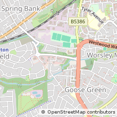 Map of Wigan, Lancs