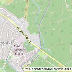 Map of Verwood, Dorset