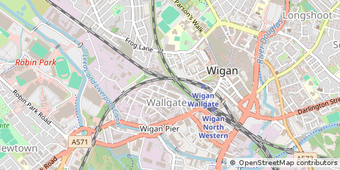 Map of Lancashire
