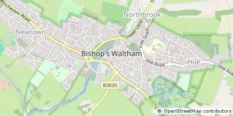 Map of Southampton, Hampshire