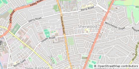 Map of Nottingham