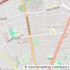 Map of Nottingham