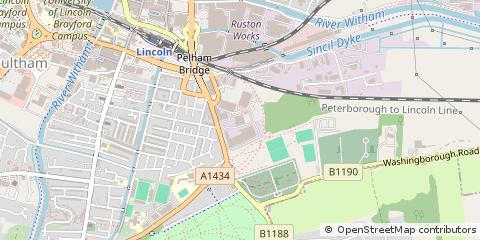Map of Lincoln