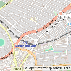 Map of Bournemouth, Dorset