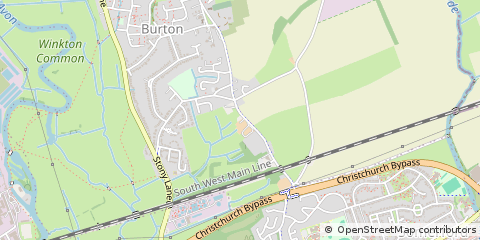 Map of Christchurch