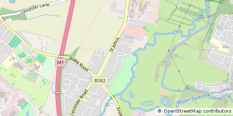 Map of Leicester