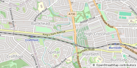 Map of Rutherglen