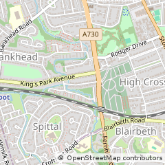 Map of Rutherglen