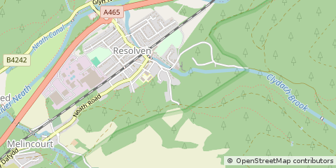 Map of Neath