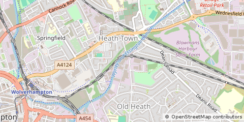 Map of Wolverhampton