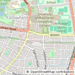 Map of Manchester, Lancashire