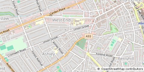 Map of Aberdeen