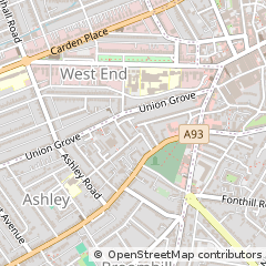 Map of Aberdeen