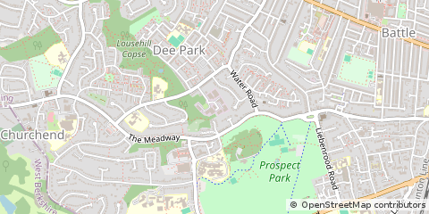 Map of Reading, Berkshire