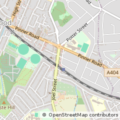 Map of Northwood Hills, Middlesex