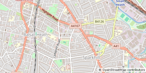 Map of Birmingham