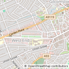 Map of Aberdeen