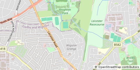 Map of Wigston