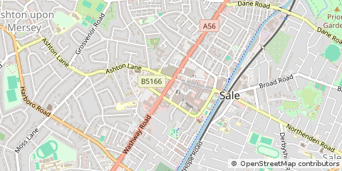Map of Sale, Cheshire