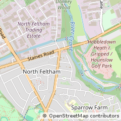 Map of Feltham