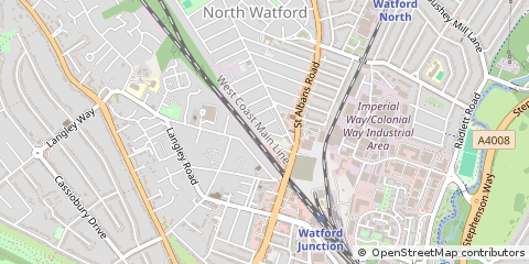 Map of Watford