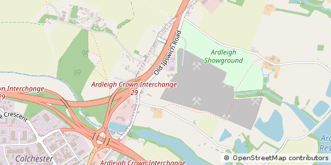 Map of Colchester