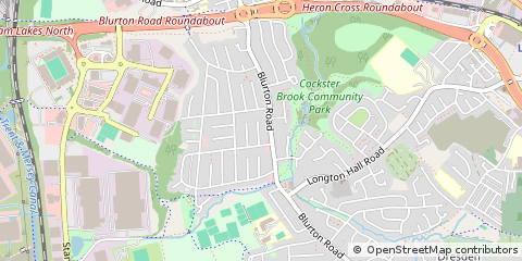 Map of Stoke-on-Trent, Staffordshire