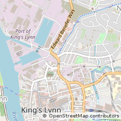 Map of King's Lynn, Norfolk