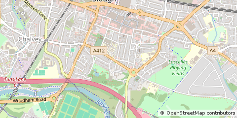 Map of Slough