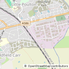 Map of Poulton LE Fylde, Lancashire