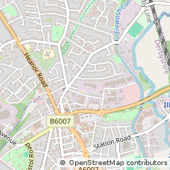 Map of Ilkeston, Derbyshire
