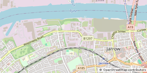 Map of Tyne & Wear