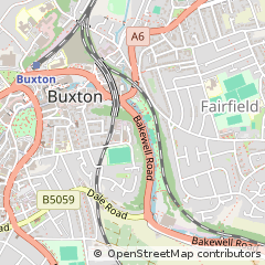 Map of Buxton, Derbyshire