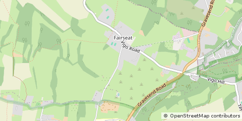 Map of Sevenoaks, Kent