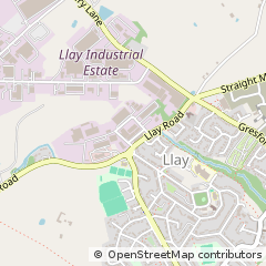 Map of Llay, Wrexham, Wrexham