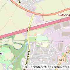 Map of Birstall, West Yorkshire