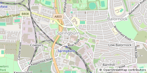 Map of Glasgow