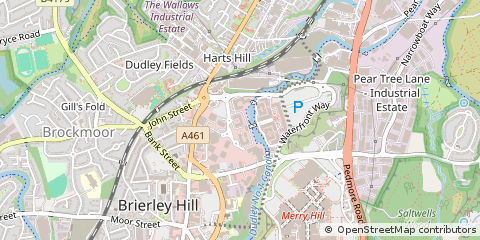 Map of Brierley Hill