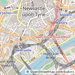 Map of Newcastle Upon Tyne