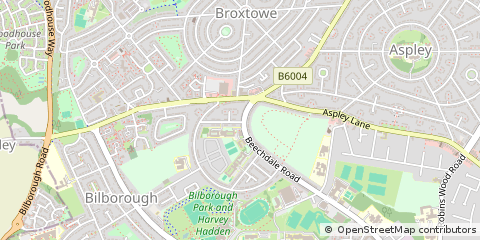 Map of Nottingham