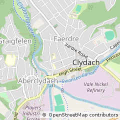 Map of Swansea
