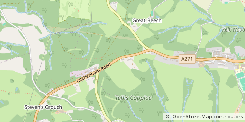 Map of Battle, East Sussex