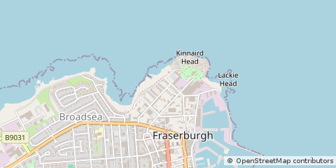 Map of Fraserburgh