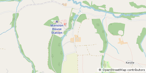 Map of Launceston, Cornwall