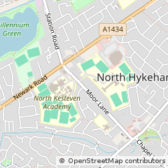 Map of Lincoln, Lincolnshire