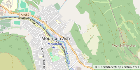 Map of Mountain ASH, Kent