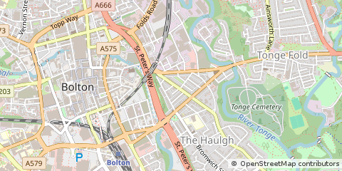 Map of Bolton