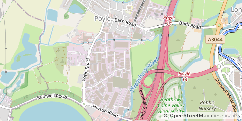 Map of Slough, Berkshire